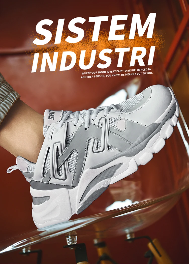 Ins Daddy/Мужская обувь; светоотражающие кроссовки; сезон лето; Zapatillas Deportivas Hombre; модная дышащая повседневная обувь; Sapato Masculino
