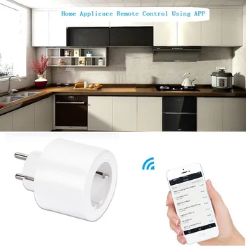 

WiFi Socket Wireless Smart Plug EU UK US Outlet Remote control Voice Control Timer Switch for Alexa Google Home