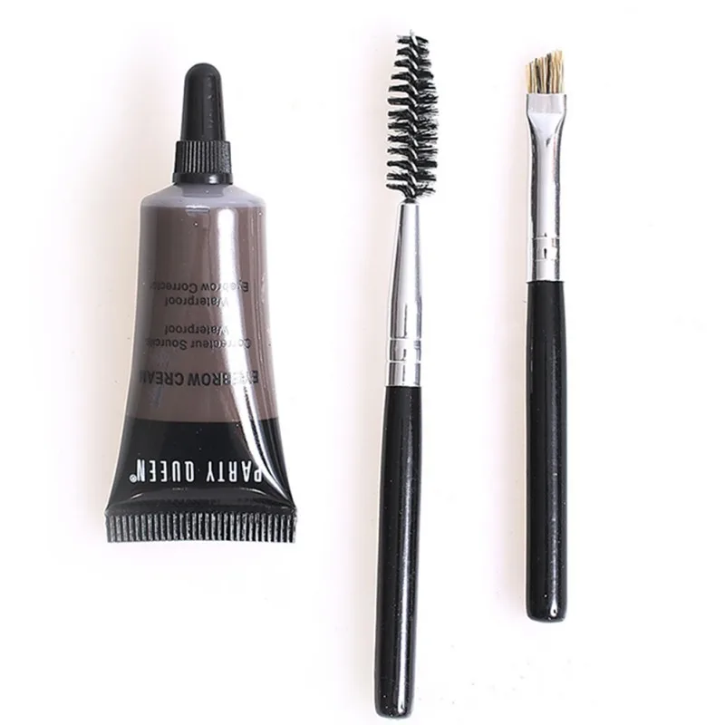 Microblading бровей татуировки Ручка кисти комплект Водонепроницаемый бровей Гель татуировки краски хна крем-краска для бровей легко наносится Косметика E1