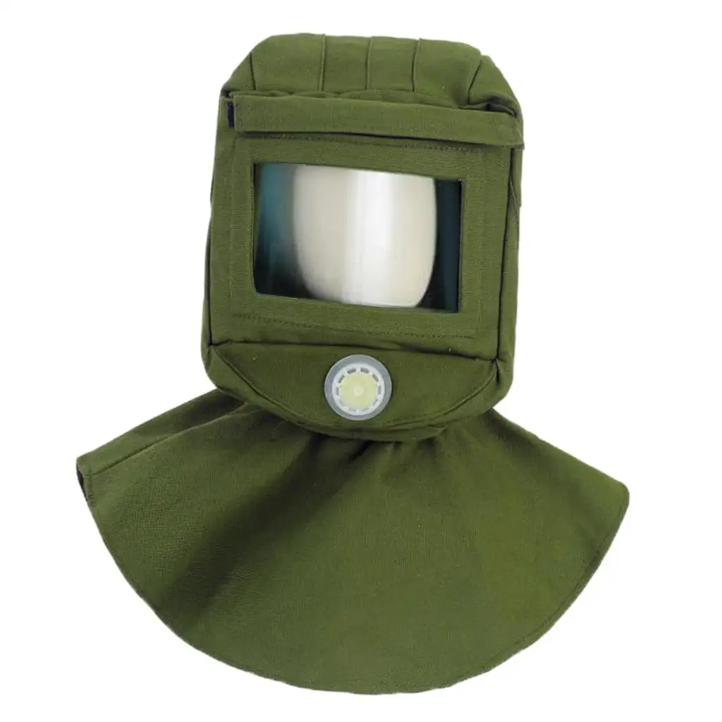 Thicken Sand Blasting Hood Cap Anti Dust Anti Wind Equipment Vent Design for Grinding Dust