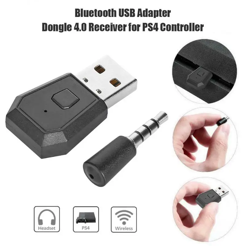 Мини USB гарнитура Bluetooth 4,0 адаптер ключ приемник для PS4 контроллер для любой bluetooth-гарнитуры