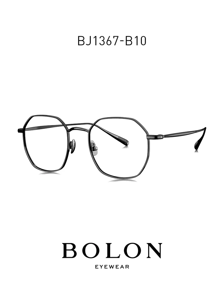 Telégrafo Abundantemente Rechazar BOLON-Montura de gafas ópticas para hombre y mujer, gafas graduadas de  titanio puro, de gran tamaño, BJ1367 - AliExpress