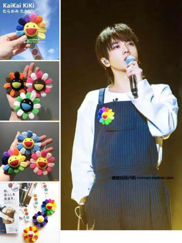 kaikai kiki flower pin