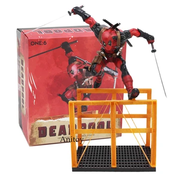 

Crazy Toys Deadpool 2 Hurdling Ver. 1/6th Scale Statue PVC Figure Collectible Model Toy 40cm