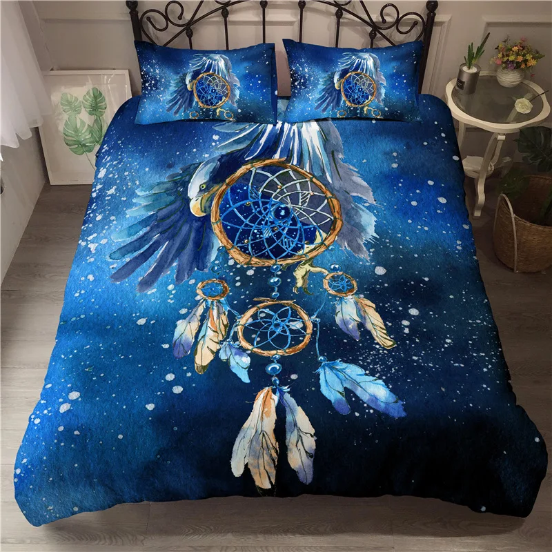 Dreamcatcher Bedding Set 2/3Pcs Duvet Cover & Pillowcase(s) 3D Printed Quilt Cover Home Textile Gift 