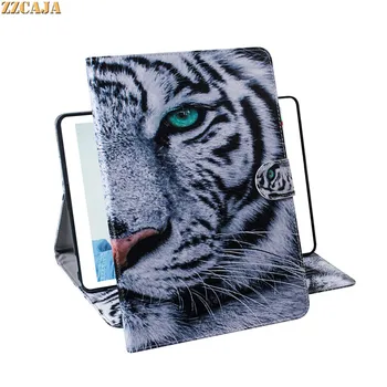 

Stand Leather Case Cover For Huawei MediaPad M6 8.4 inch 2019 Tablet PC Full Body Protector Soft Frame Card Slots Animals Design