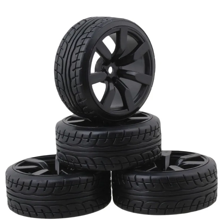 

HSP 94123 CS D3 Tt01 Tt02 1/10 Super Wear-Resistant Drift Tire Decorative Pattern Hard Tire 4 PCs