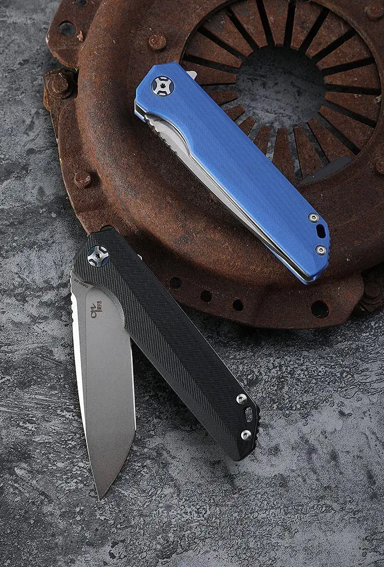 CH 3507 original D2 steel folding knife G10 handle ball bearing tumbling outdoor camping knives hunting fishing pocket EDC tool