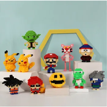 

Mini anime hero Marvel heroes home decoration miniature ornaments figurine toys DIY anime / Marvel hero accessories ornaments