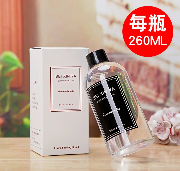 260ml Reed Diffuser Refill Rose Jasmine Lily Lavender Sakura Ocean Gardenia Sandalwood Forest Orange Lemon Shangri-la Hilton