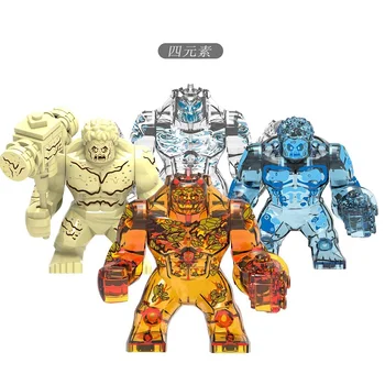 

Building Blocks 7cm Big Model Wind Element FireElement Water Element EarthElemental Figures For Children Toys XH 1255 - 1258