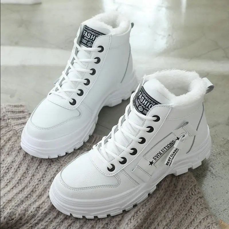 Botas mujer invierno; коллекция года; популярные женские зимние кроссовки в европейском стиле; очень теплые женские зимние ботинки на платформе с высоким берцем для отдыха