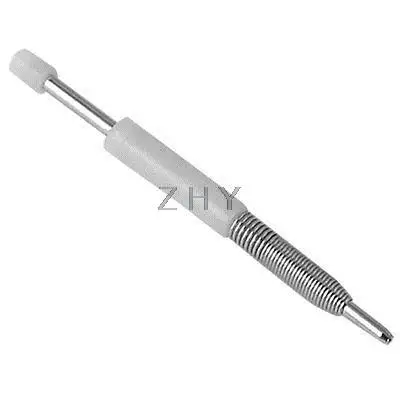 

100 Pcs Barrel Spring Loaded Testing Probe Pin 1mm Tip Diameter