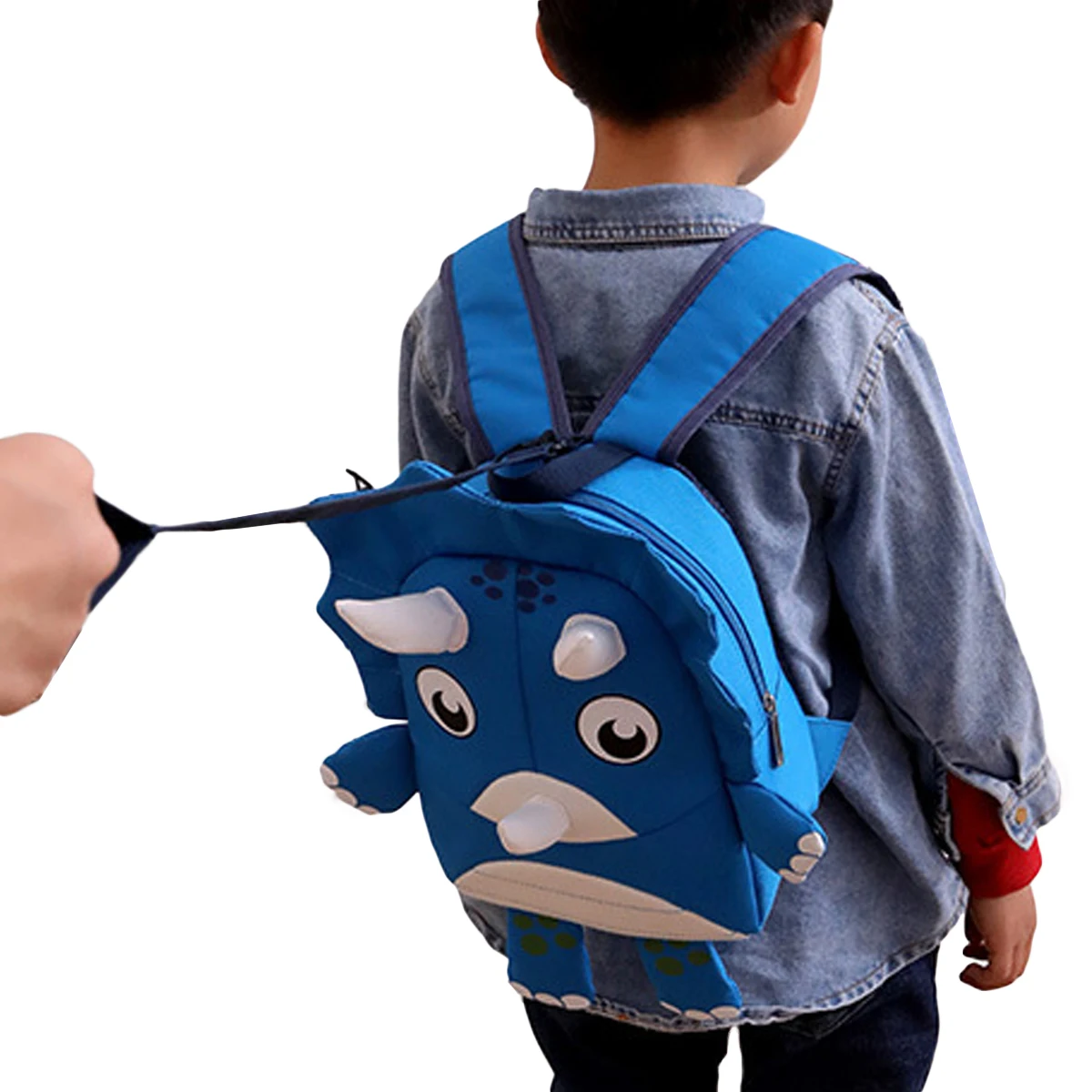 

Kids Backpacks Cartoon Dinosaur Backpack Anti-lost Oxford Cloth Backpack for Children Boys Girls Backpack with Leash