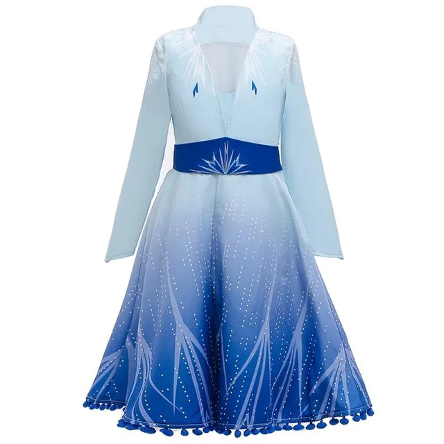 2 платья «Холодное сердце», «Королева Эльза», вечерние платья для девочек, Fantasia, комплект одежды для девочек, костюмы «Эльза», «Принцесса Анна»
