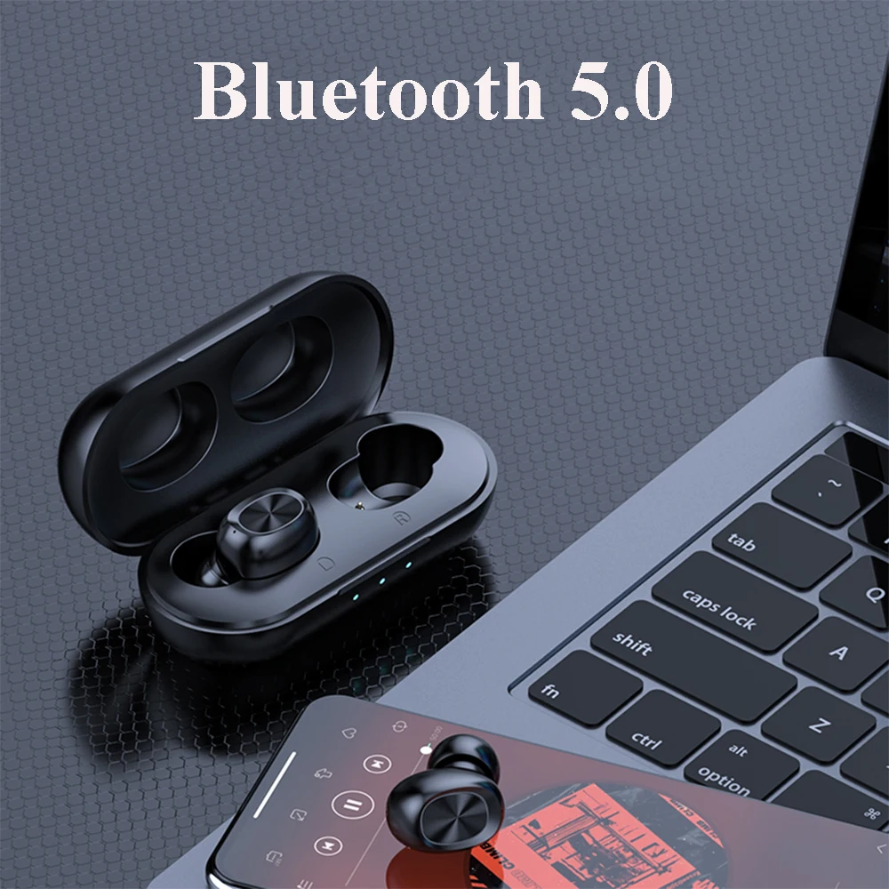 Беспроводные наушники B5 Tws pro Air, Bluetooth, 5,0, сенсорное управление, водонепроницаемые наушники 6D, стерео музыка, гарнитура, 300 мА/ч, внешний аккумулятор, инподы