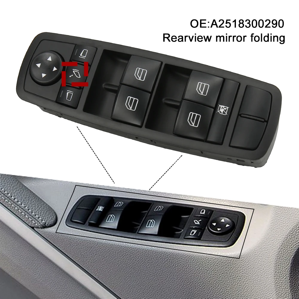 Стеклоподъемник Для Mercedes-bens ML GL R w164 w251 x164 переключатель лифт