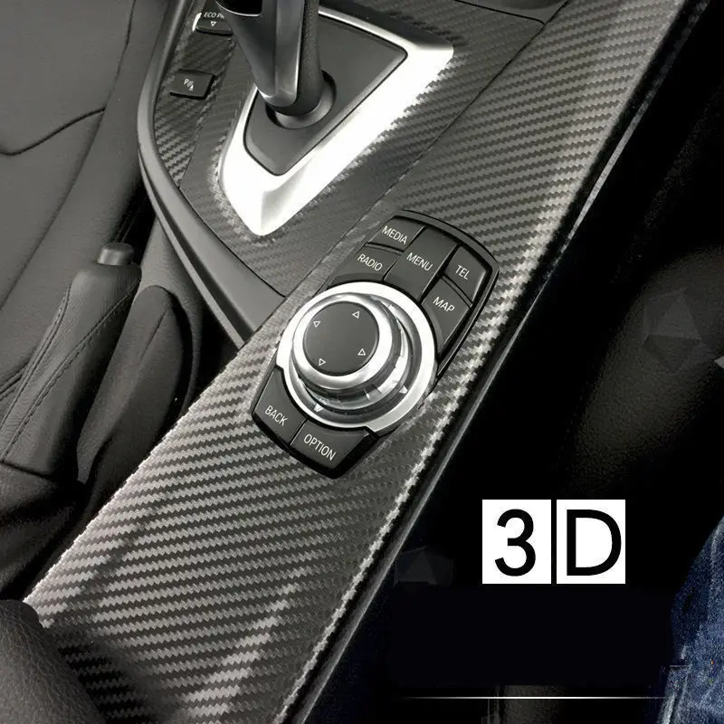 3D ультраматовая Черная Виниловая пленка из углеродного волокна+ скребок