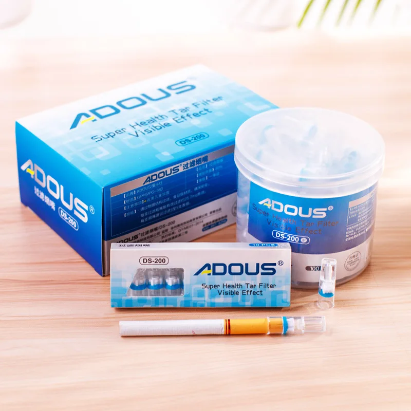 

Adous DS-200 Boxed Pack of 200 Disposable Filter Cigarette Holder Disposable Cigarette Holder