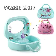 Музыкальная шкатулка игрушка балетная девочка коробка для хранения заводная Музыкальная шкатулка с зеркалом звуковые игрушки подарки на Рождество День рождения