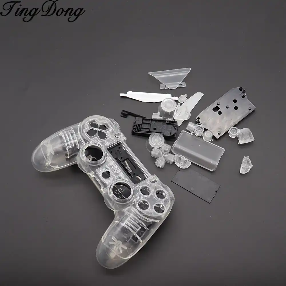 Ps4 V1コントローラカスタムクリア透明ハウジングシェル修理modキットプレイステーション4 Ps 4限定版 Cases Aliexpress