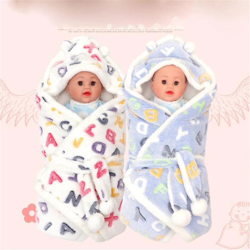 receiving blanket with hood