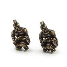 1 шт. EDC латунный нож шарик зонтик веревка аксессуары креативный фонарик Открытый инструмент DIY кулон