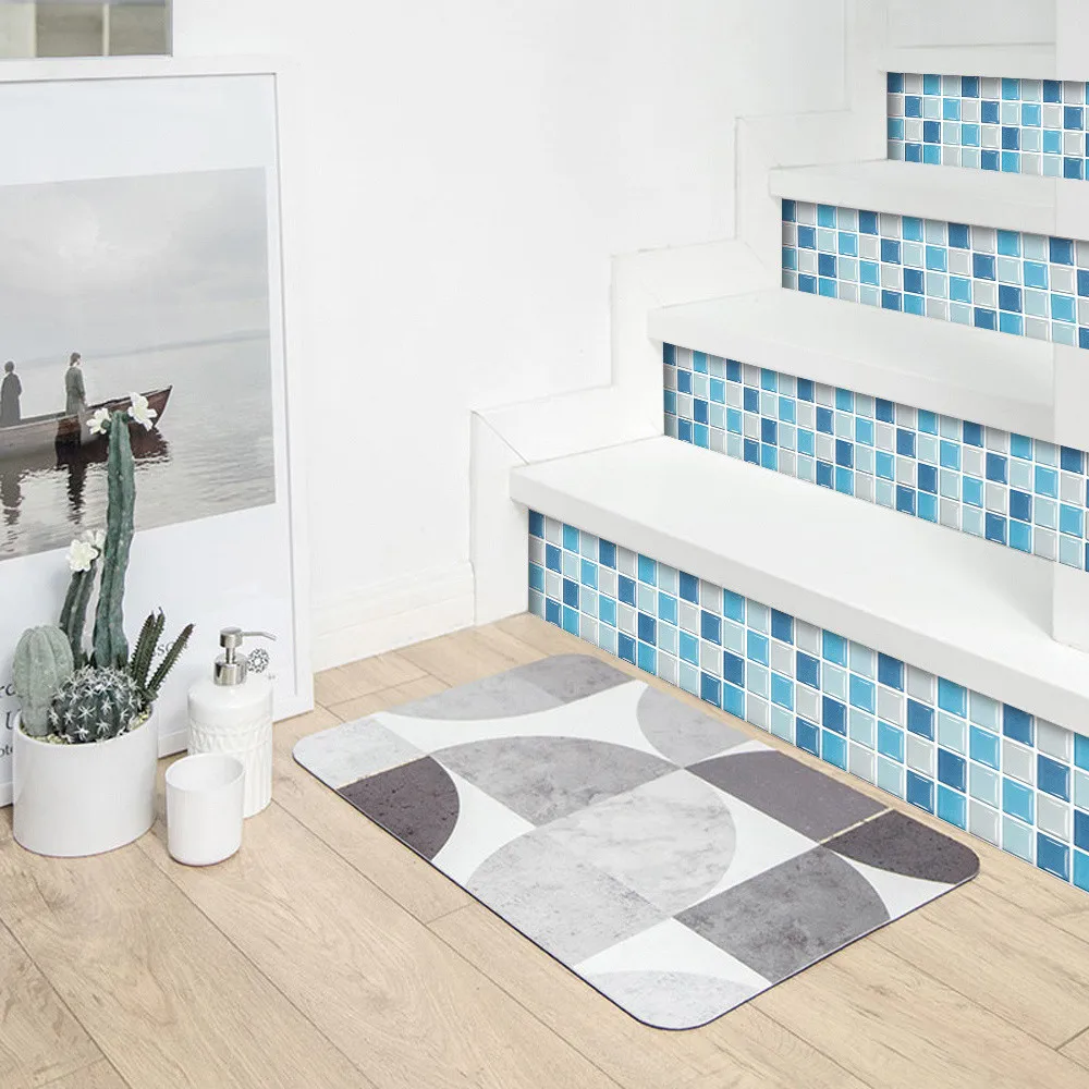 10 шт. 3d Мозаика самоклеящаяся плитка Backsplash настенная наклейка виниловая ванная