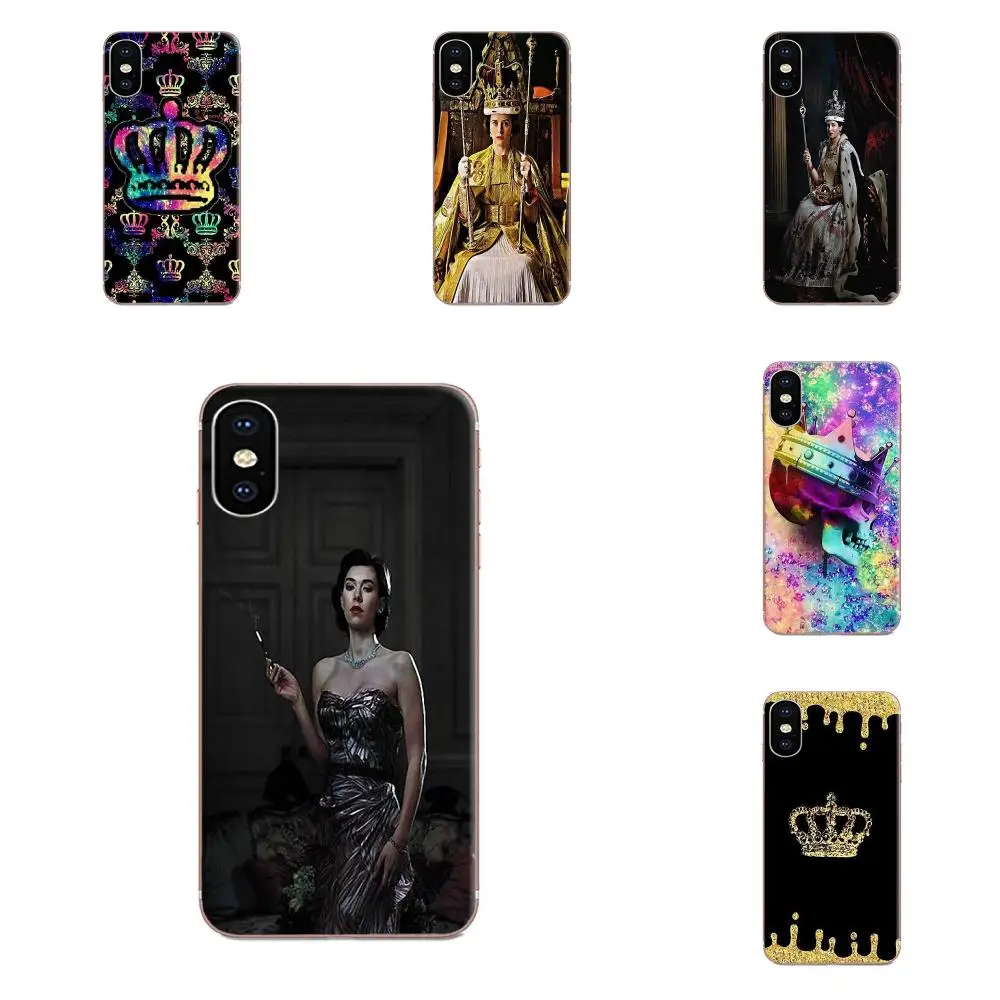 Стильный дизайн сотового телефона чехол корона для Xiao mi 3 4 4C 4i 5 5s 5X6 6X8 SE Pro Lite A1 Max x 2