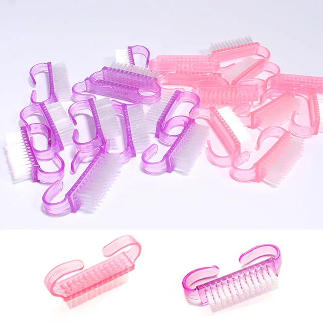 50PcslotPlasticHandleNailBrushSetNailDustCleaningCleanBrush