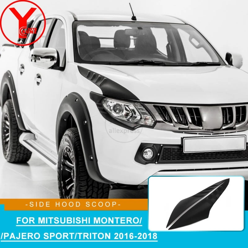 Черная боковая Скоба для MITSUBISHI Montero PAJERO SPORT Shogun Triton 2016 2017 2018 детали ABS
