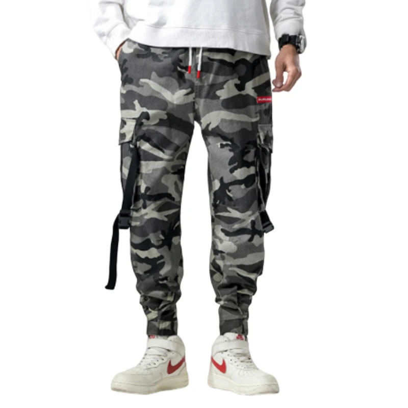 Цветные камуфляжные брюки карго мужские модные мешковатые тактические брюки хип-хоп повседневные Хлопковые Штаны с несколькими карманами джоггеры уличная одежда
