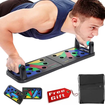 

Multifunctional Push-Up Training System Bracket Foldable Multi-Function Push-Up Board Abdominal Muscle Fitness Exercise Tools
