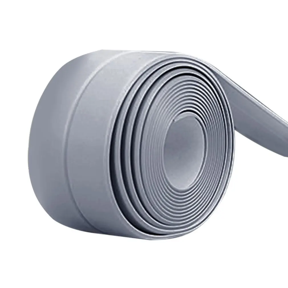 38mm*3.2M Home Kitchen Bathroom Bathtub Wall Sealing Tape Strips Mildew Resistant Self Adhesive Tape For Sink Basin Waterproof