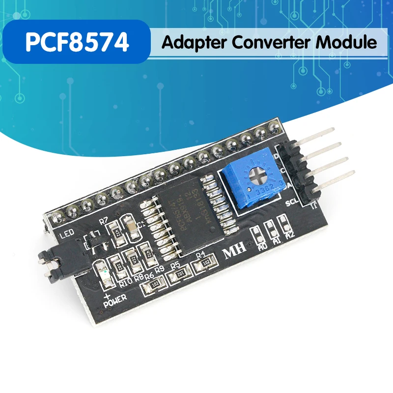 IIC I2C TWI Φ 1602 2004 LCD плата адаптера ЖК-дисплея модуль преобразователя PCF8574 |