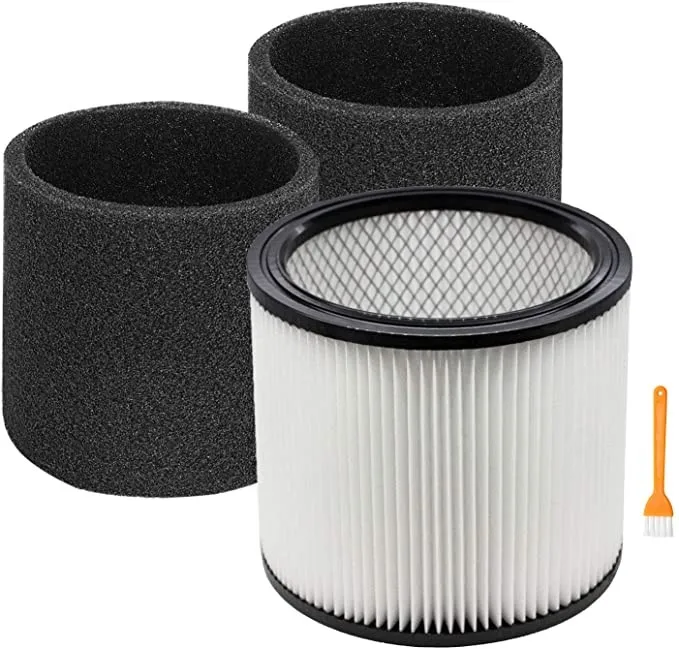 Vacuum cleaner 1 Filter 2 Foams Set Shop Vac Vacmaster Replacement