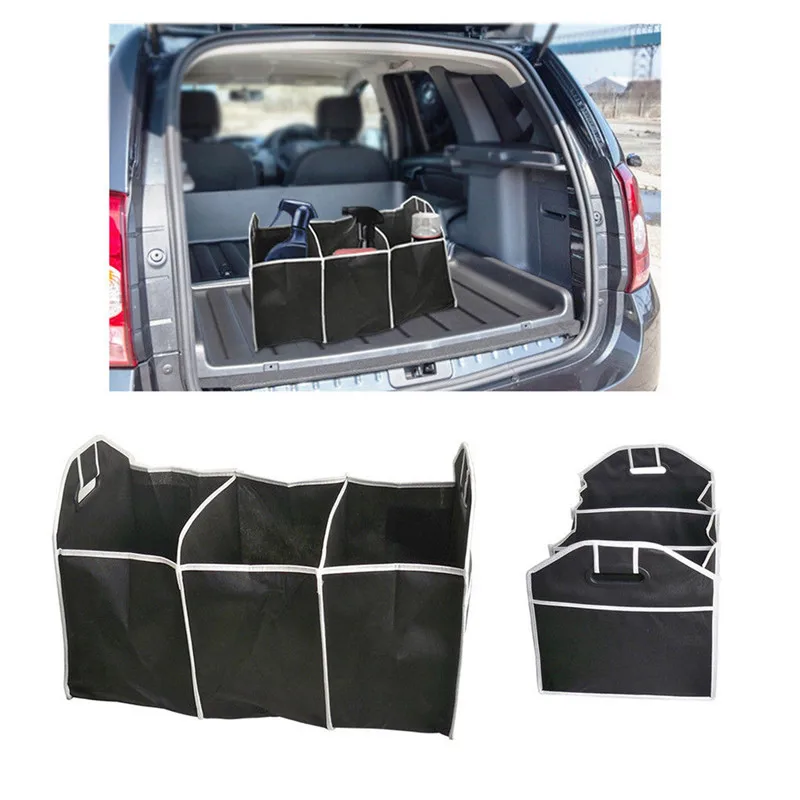 

Car Boot Opganiser Storage Tidy Shopping Travel Pocket Collapsible Foldable Bag Car Trunk Organizer Car Styling