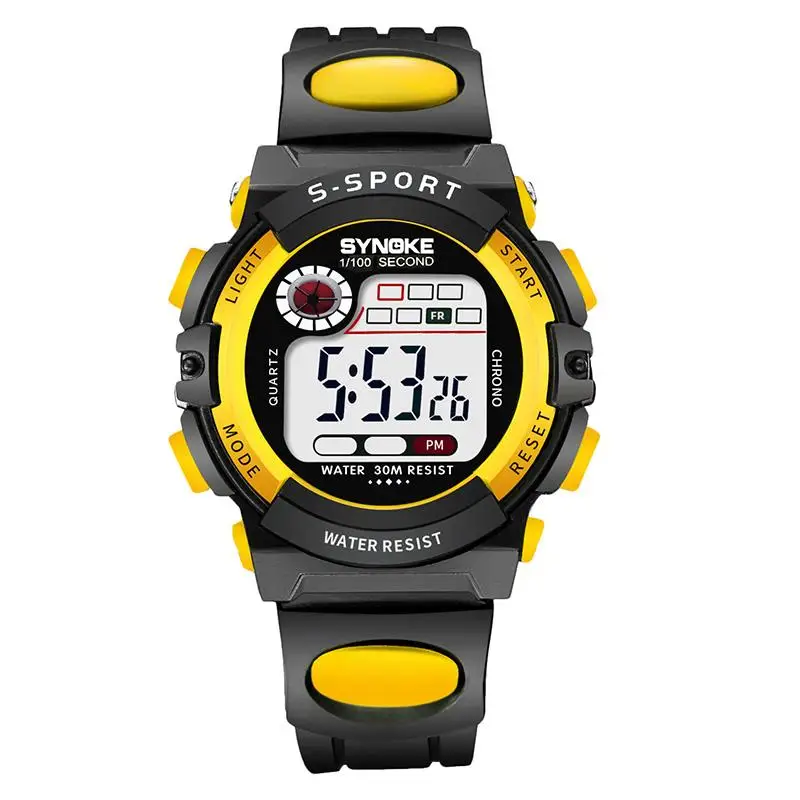 Bright Color Cool Style Children Digital Sports Watches Kids Watch For Boys Girls LED Electronic Waterproof Clock Girl Boy Gifts |