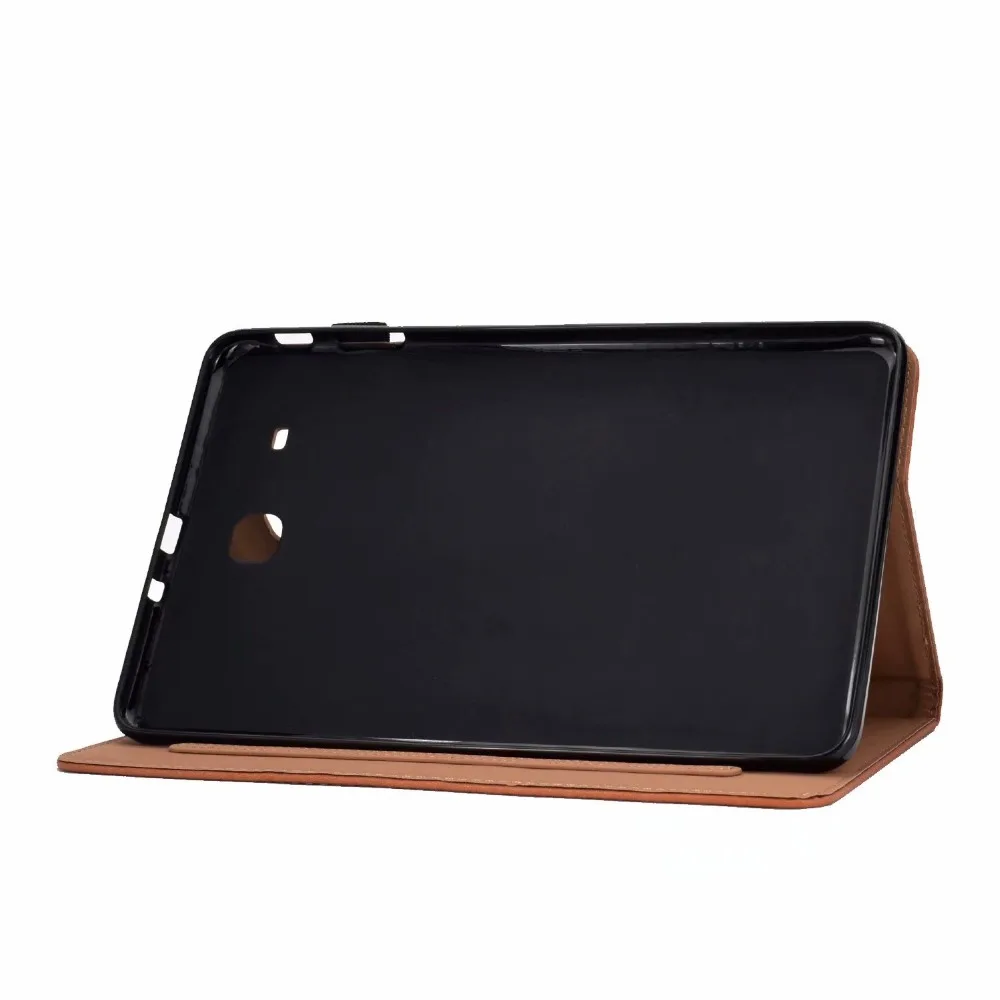 Чехол для samsung Tab E 9,6 T560 Мультяшные чехлы из искусственной кожи чехол для samsung Galaxy Tab E 9," T560 T561 чехол для планшета
