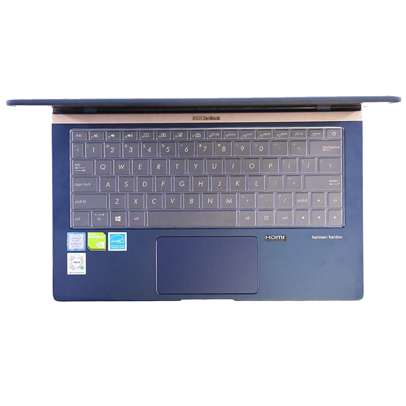 Прозрачный чехол для клавиатуры ASUS ZenBook 13 UX333 U3300 чехлы ноутбука портативные акриловые прозрачные