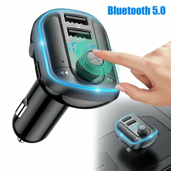 

Bluetooth Car FM Transmitter Radio MP3 Player USB Charger Wireless Hands-free TF Card（NO Memory Card）