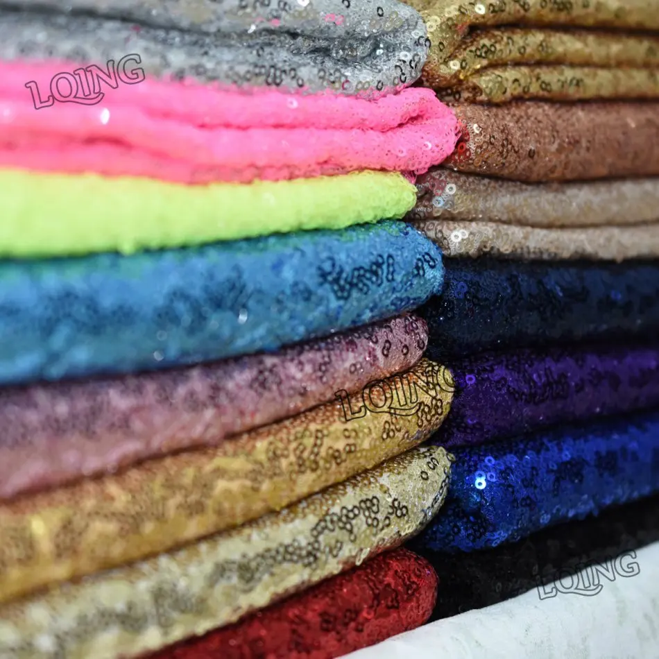 mix color sequin fabric-04