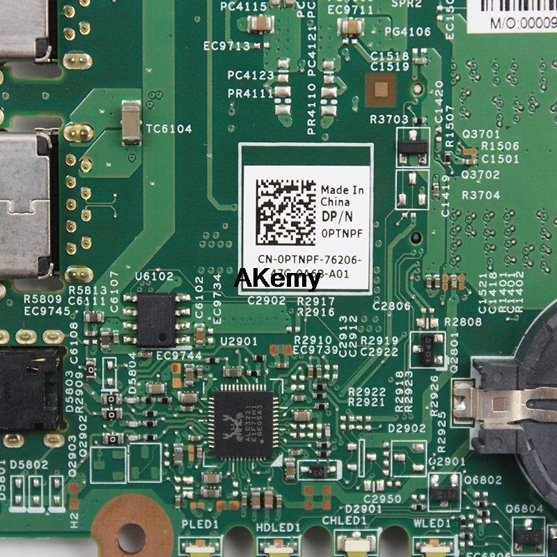 12204-1 For Dell INSPIRON 2421 3421 5421 laptop motherboard CN-07GDDC 12204-1 com Dual-core CPU orginal Teste motherboard