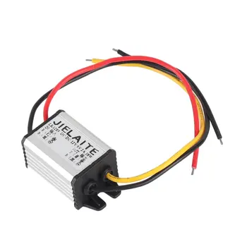 

Waterproof DC to DC Converter 12V to 3-9V 2A 3A Auto Car Power Module Supply Copper Cord Step-Down Voltage Regulator