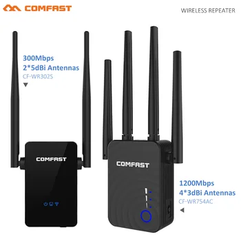 

Long Range Extender 802.11ac Wireless WiFi Repeater Wi Fi Booster 2.4G/5Ghz Wi-Fi Amplifier 300/1200 M Wifi router Access point
