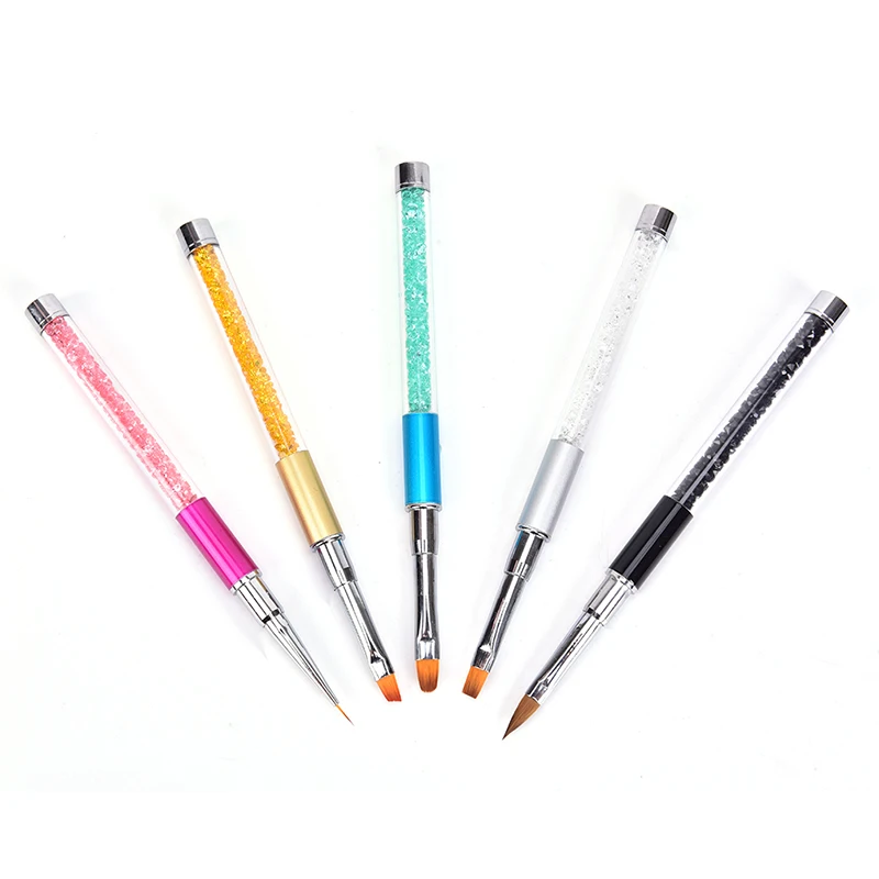 

Line Flower Pen Dotting Painting Design Acrylic Nail Gel Brush Nail Art Manicure Brushes For Manicure Liner 5 Colors