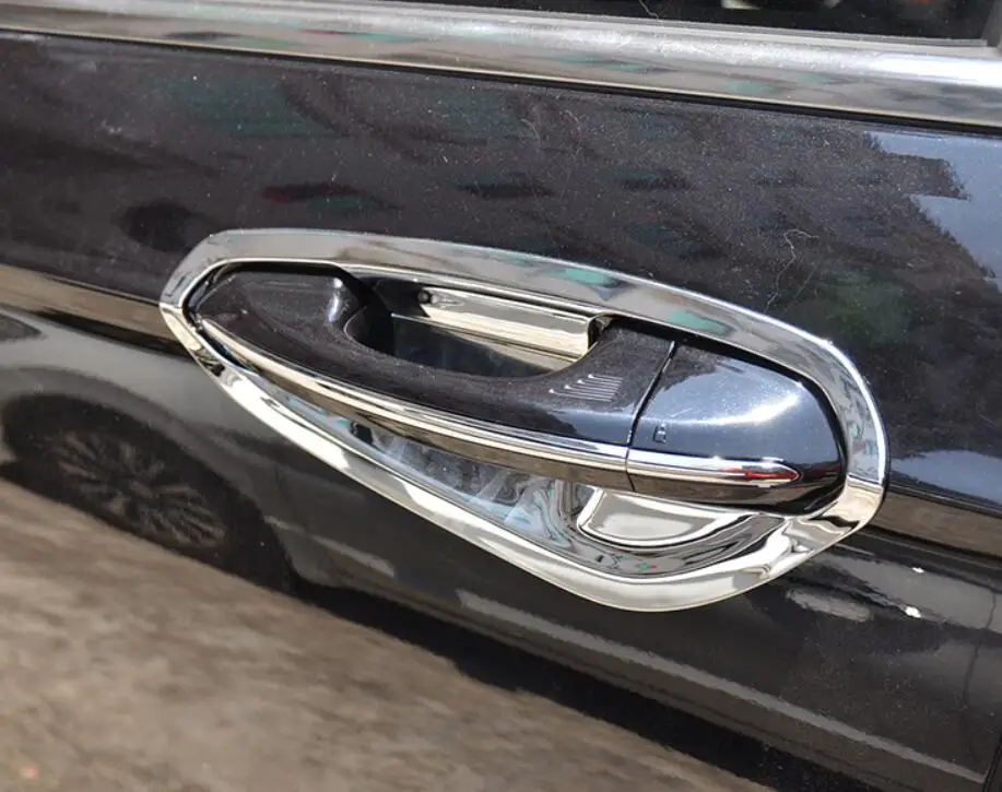 Подходит для Ford Fusion Mondeo хромированные дверные ручки крышки+ Чаша отделка вкладыша декоративный чашки литая накладка 2in1 2013