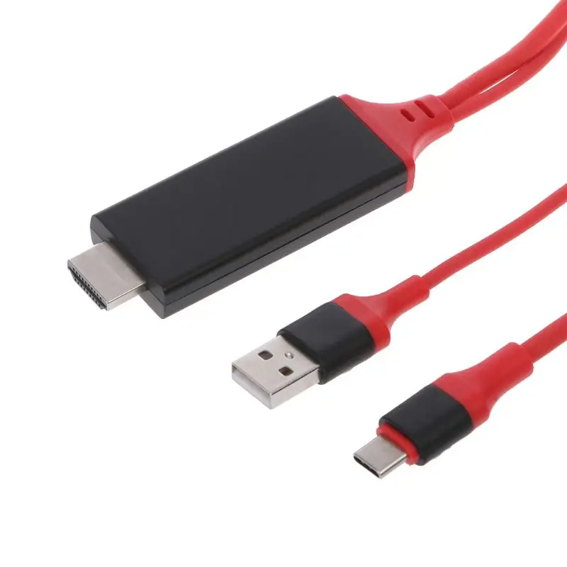 USB 3 1 type C к HDMI кабель адаптер конвертер Ultra HD 1080P 4k зарядка HDTV Видео для samsung huawei| |