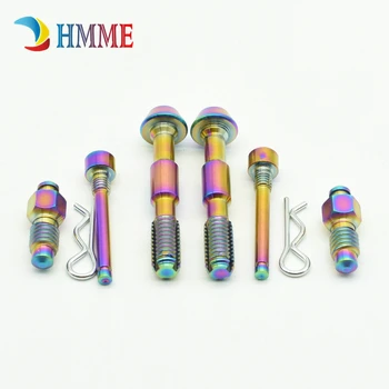 

Titanium Oil Brake Ti Bolts for SHIMANO XTR M8000/9000/9020 Avid DIY Gold and Multicolor Hexagon Head Ti Fastener Linning Bolt