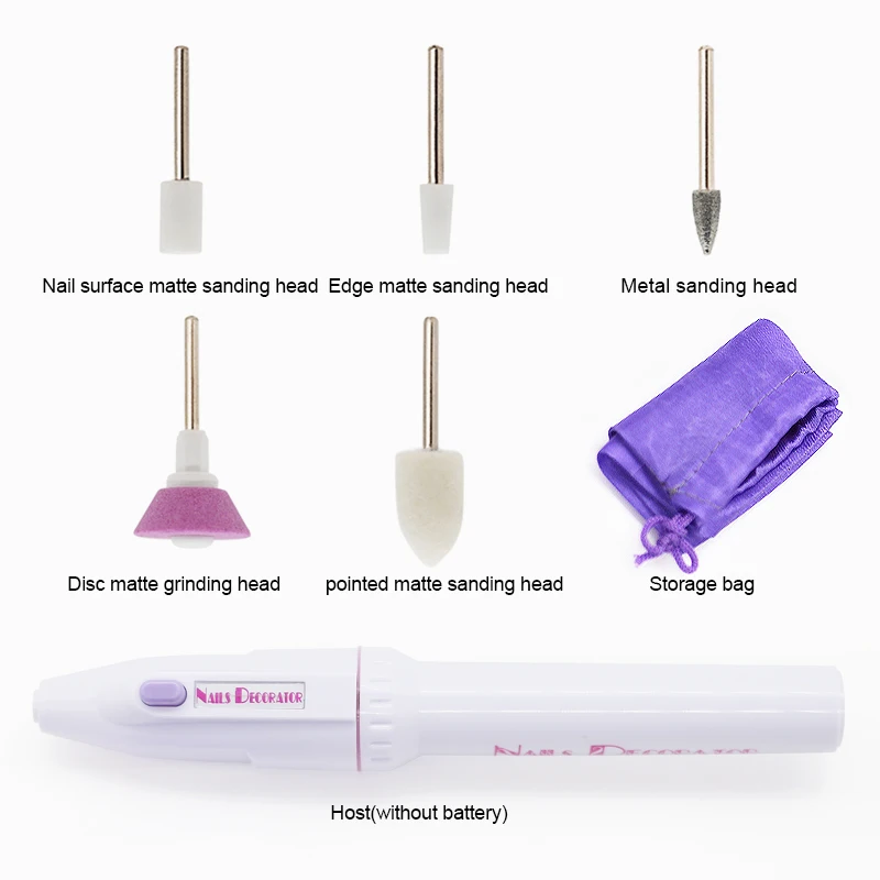Arte Clavo Electric Mini Nail Polisher Manicure Machine Professional Gel Varnish Remover Milling Drill Bits Portable Nail Tools 3
